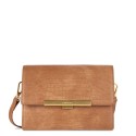 Sac Bandoulière Lancaster Exotic Croco Lee Camel