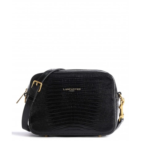 Sac à Bandoulière Lancaster Exotic Lézard Noir - Retrouvez sur maroquinerie-lika.fr une sélection