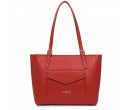 Sac Cabas Epaule Lancaster Smooth Rouge