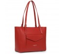 Sac Cabas Epaule Lancaster Smooth Rouge