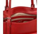 Sac Cabas Epaule Lancaster Smooth Rouge