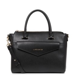 Sac Cabas Main Lancaster Saffiano Signature Noir