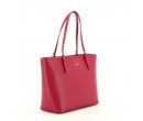 Grand Sac Cabas Epaule Lancaster Constance Smooth Rouge/Carmin