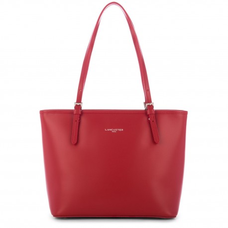 Sac Cabas Epaule Lancaster Smooth Rouge