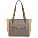 Sac Cabas Epaule Lancaster Smooth Taupe Gingembre