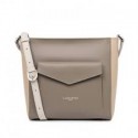 Sac Trotteur Lancaster Smooth Taupe Naturel