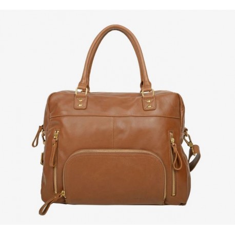 Sac Cabas Nat & Nin Macy Caramel Maroquinerie Lika