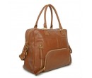 Sac Cabas Nat & Nin Macy Caramel Maroquinerie Lika