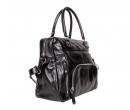 Sac Cabas Nat & Nin Macy Noir Glacé Maroquinerie Lika