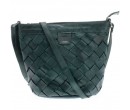 Sac épaule Biba LEI4L verde Maroquinerie Lika