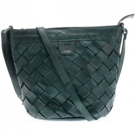 Sac épaule Biba LEI4L verde Maroquinerie Lika