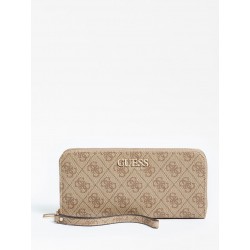 Maxi portefeuille alby logo 4g GUESS Beige