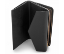 Portefeuille compagnon Lancaster Saffiano Signature Noir Or