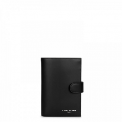 Porte cartes Lancaster Smooth Noir