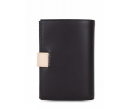 Porte cartes Lancaster Smooth Noir/Nude Clair/Nude Foncé