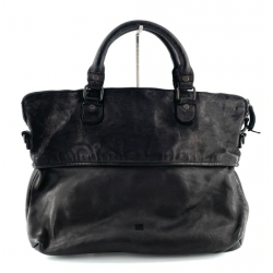 Sac à dos Serviette Bi-Matière Noir