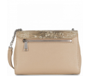 Sac à Bandoulière Lancaster Foulonne Pia Crossbody Nude Iguan