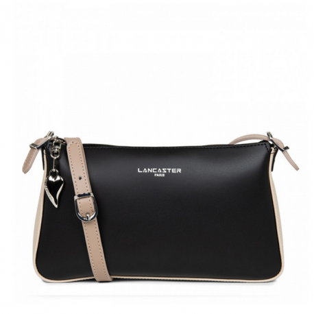 Pochette Lancaster Constance Noir Nacre