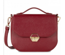 Sac Besace Lancaster Delphino Rouge