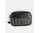 Petite Pochette Lacoste Allover Monogramme Noir/Gris - Retrouvez sur maroquinerie-lika.fr une sélection