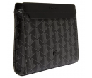 Pochette Lacoste The Blend Monogramme Noir/Gris - Retrouvez sur maroquinerie-lika.fr une sélection