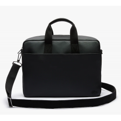 Sac ordinateur Lacoste unisexe Noir - Retrouvez sur maroquinerie-lika.fr une sélection