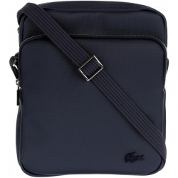 Sacoche Lacoste Porté Travers Classic Bleu - Retrouvez sur maroquinerie-lika.fr une sélection