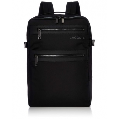 Sac à Dos Lacoste Sportwear Toile Résistante Noir - Retrouvez sur maroquinerie-lika.fr une sélection