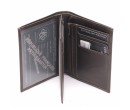 Portefeuille Pablo cuir plongé Arthur & Aston Chataigne
