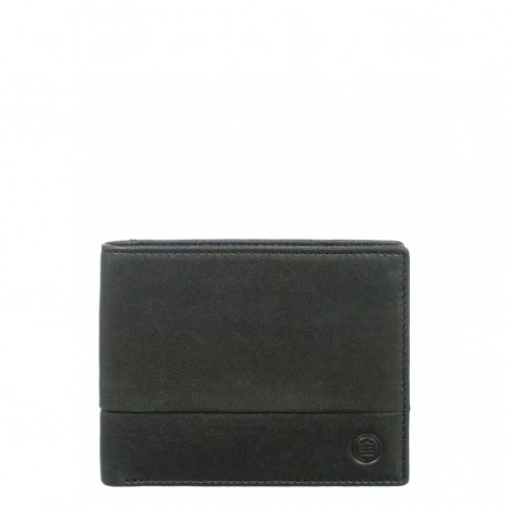 Portefeuille Homme en Cuir Serge Blanco Anchorage Noir