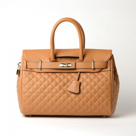 SAC A MAINS PYLA LOSANGE XS MAC DOUGLAS CAMEL-ML20 - MAROQUINERIE LIKA