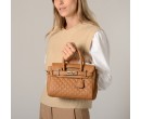 SAC A MAIN PYLA-LOSANGE MINI MAC DOUGLAS CAMEL-ML20 - Maroquinerie Lika