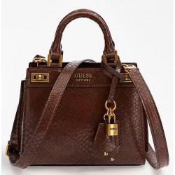 Mini sac à main Katey croc Guess
