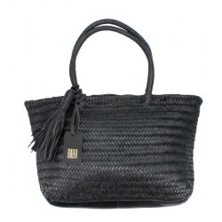 Sac a main Biba PER1L Noir en cuir Maroquinerie Lika