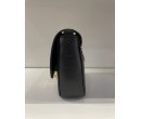 Petit sac besace cuir de buffle noir