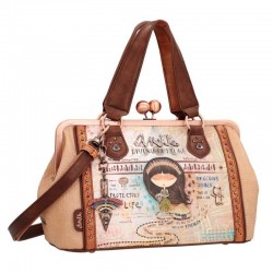 Sac à main fermoir vintage ANEKKE "Menire"